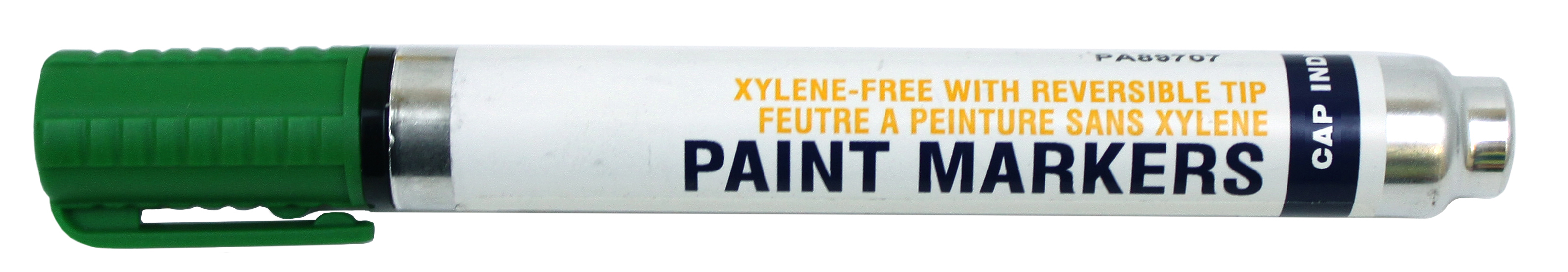 Xylene-Free Industrial Paint Markers with Reversible Tip - Green - Q12